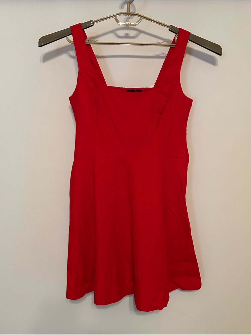 GAP Red Sleeveless A-Line Dress